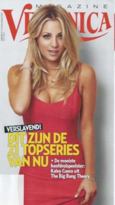 Kaley Cuoco auf dem Cover des Veronica Magazins Niederlande - 2015